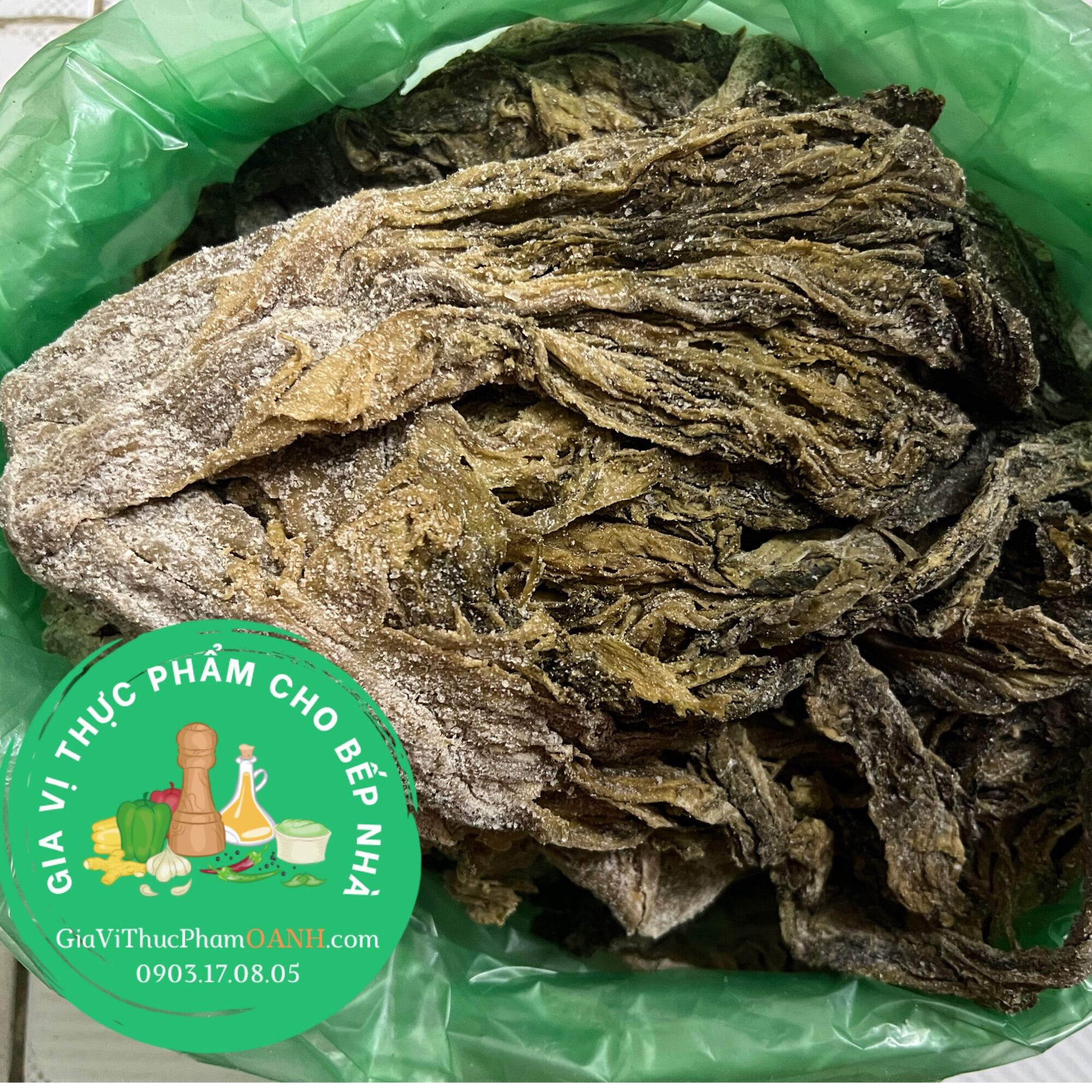 Cải muối nguyên lá (cải mùi xôi)-KG