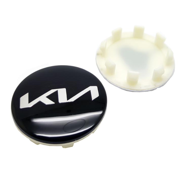 01 chiếc Logo chụp mâm, ốp lazang bánh xe ô tô Kia đường kính 58mm mã KX3-58 ( mẫu mới )