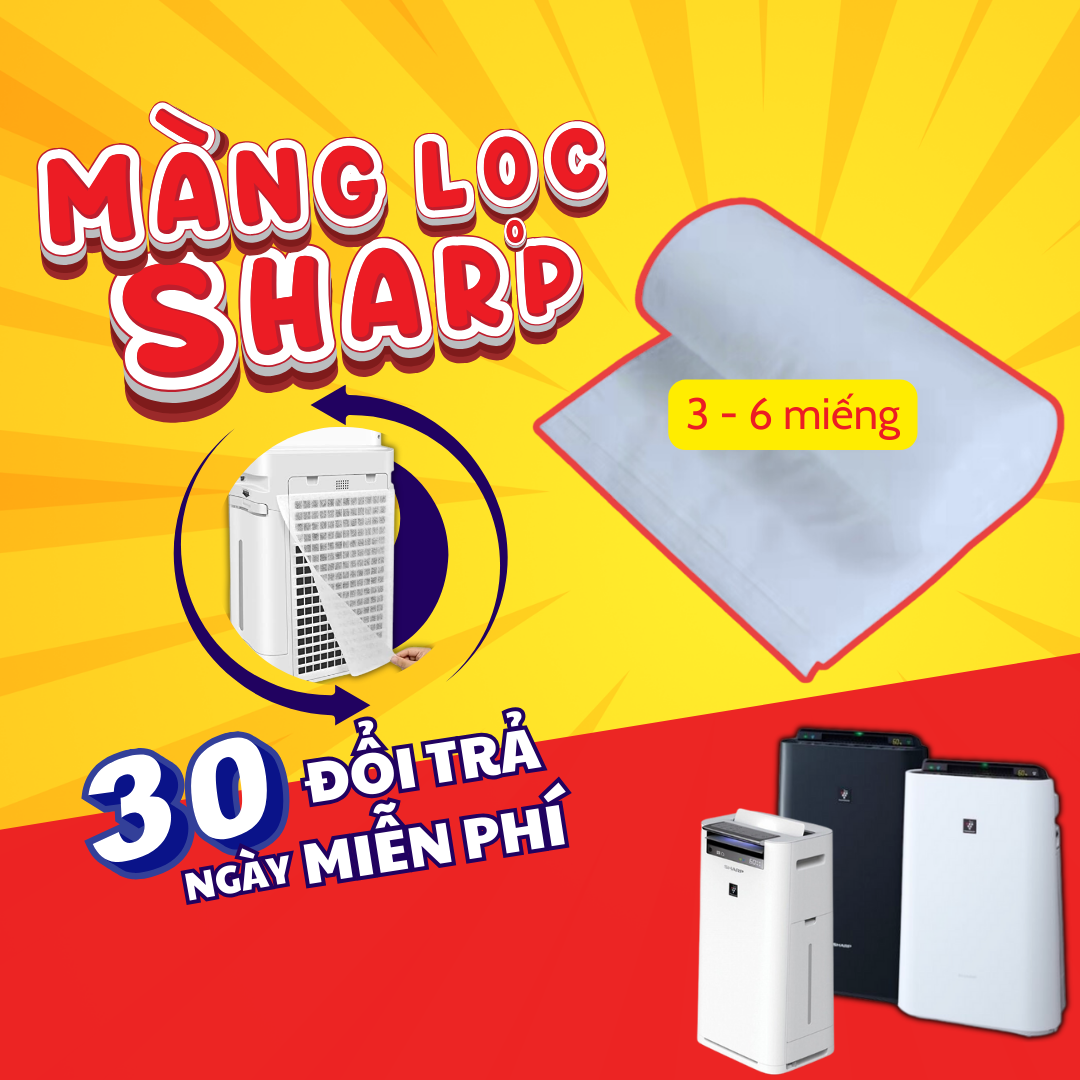Màng lọc thô chắn bụi cho máy lọc không khí Sharp