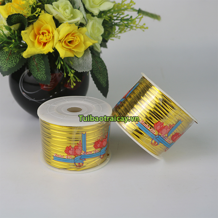 Dây kẽm bọc kim tuyến màu vàng