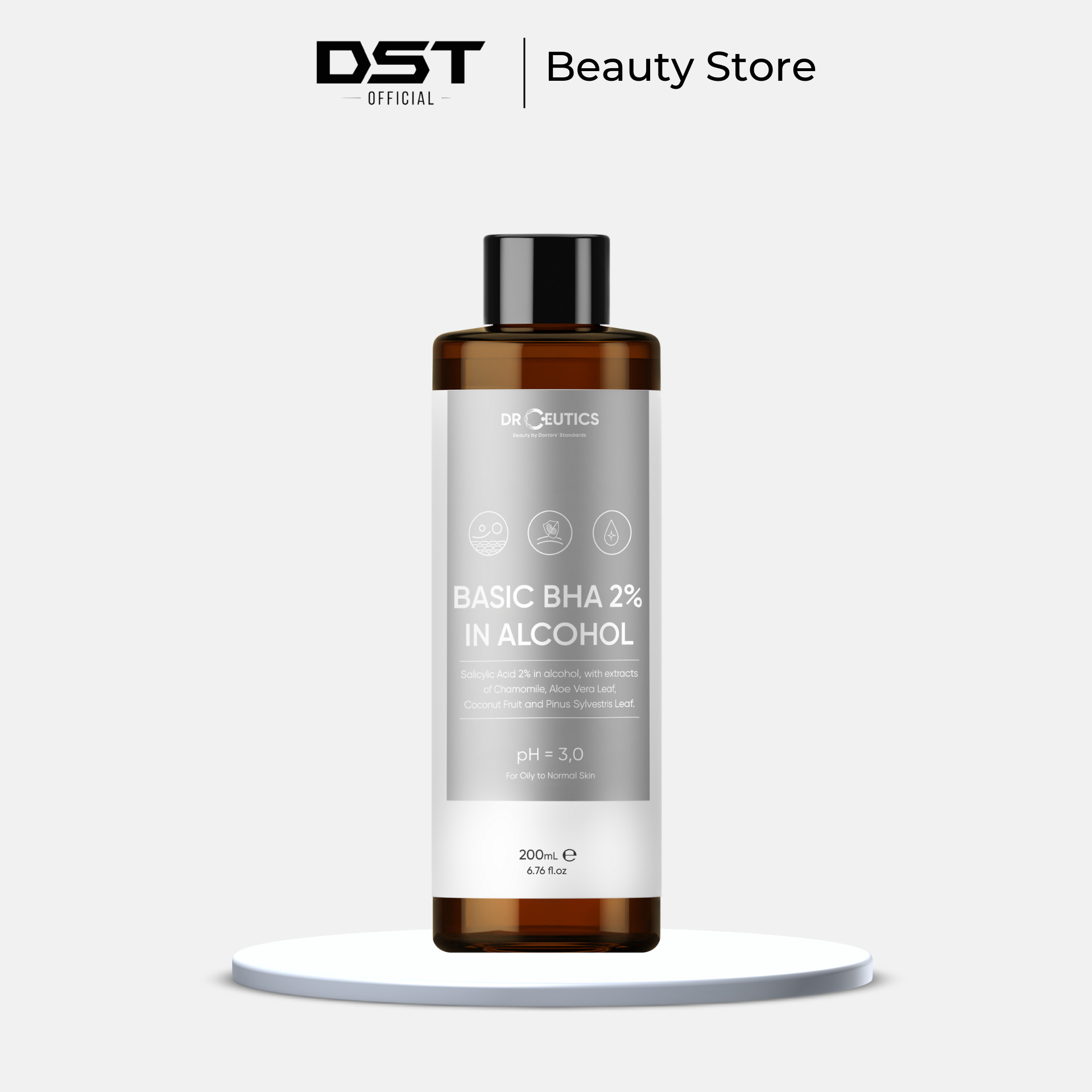 Toner Làm Sạch Và Cân Bằng Da DrCeutics BHA 2%
