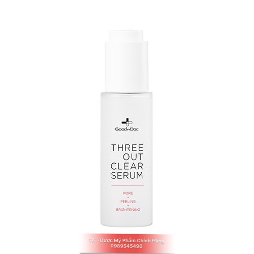 Tinh chất goodndoc three out clear serum chống lão hoá làm sáng cho da mịn màng - 50ml