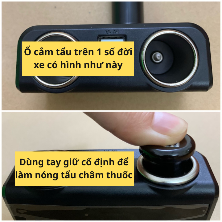 Đầu Tẩu thuoc la trên ô tô
