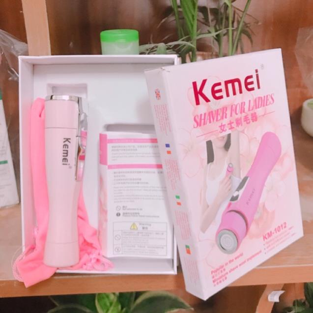 [HÀNG CHÍNH HÃNG] Máy Cạo Lông Nách Kemei Full Pin + Full Box Cạo Sạch Bay Lông Máy Cạo Lông Kemei cao cấp -  Máy wax lông bay sạch lông nách,lông tơ