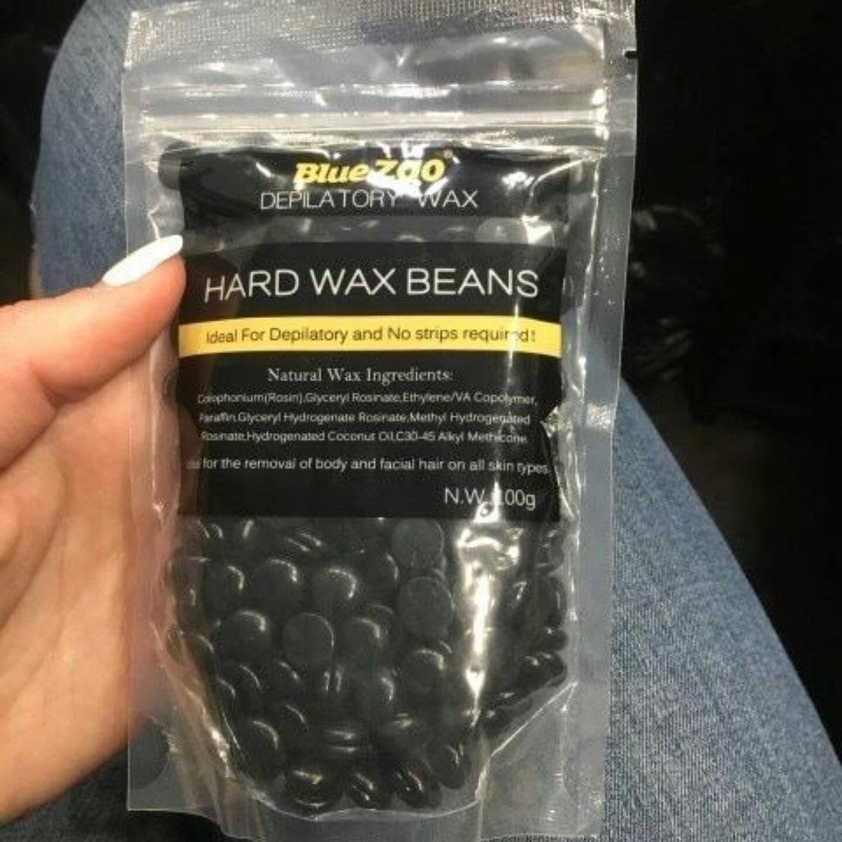 Gói Sáp tấy lông  HARD WAX BEANS-LOẠI 100G