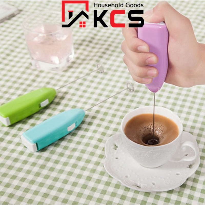 Dụng cụ que khuấy đánh trứng tạo bọt cafe nước giải khát dùng nguồn pin aa chiều dài 20cm