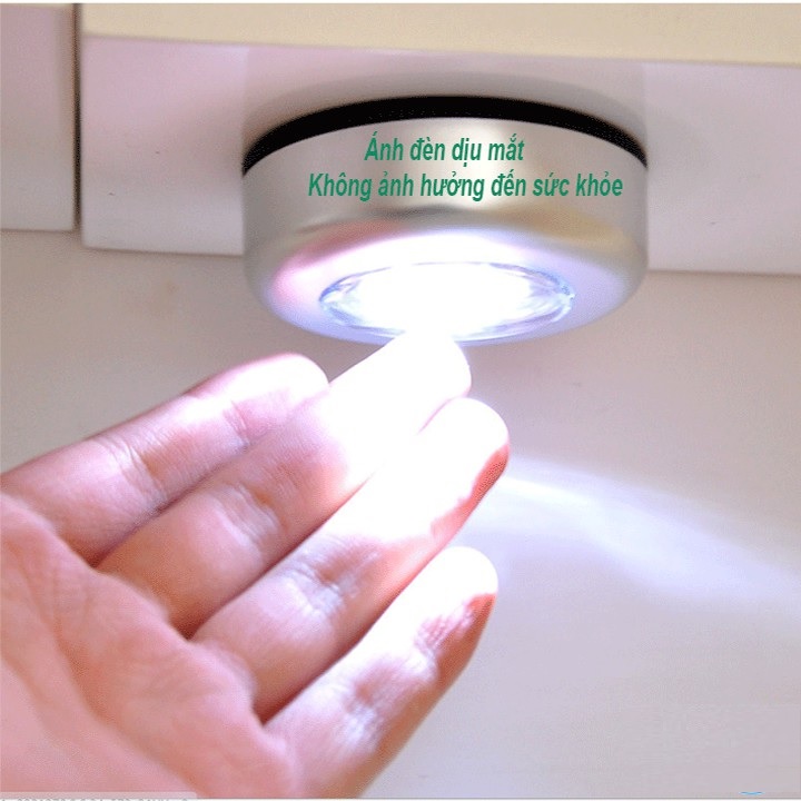 Đèn LED Dán Tường 3 Bóng, 4 Bóng Cảm Ứng Chạm