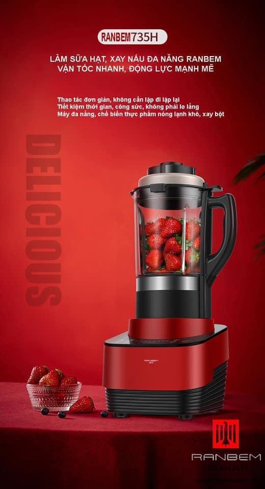 MÁY LÀM SỮA HẠT RANBEM 735H
