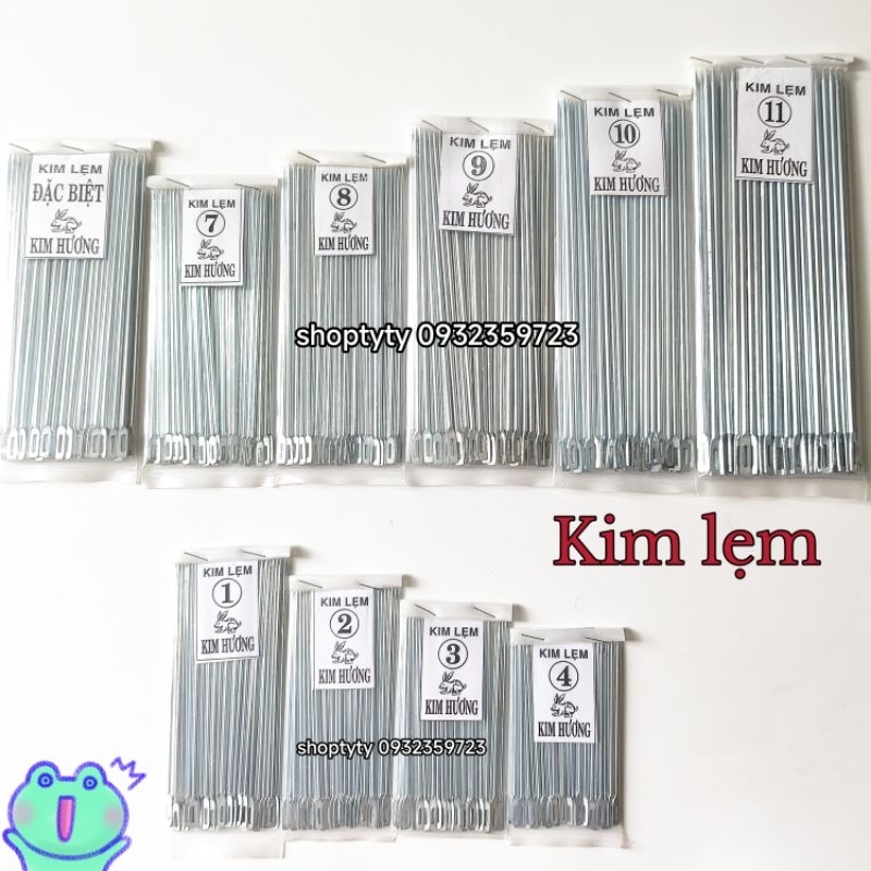 Bịch 40 Cây Lẹm, Kim Sắt May Bao  Có Nhiều Size Để Chọn