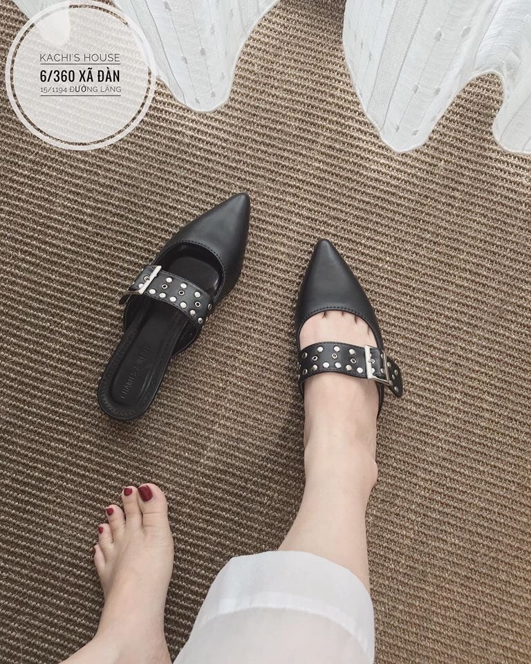 [Tặng dây giày] Giày sục khoá đinh - Kienvang99