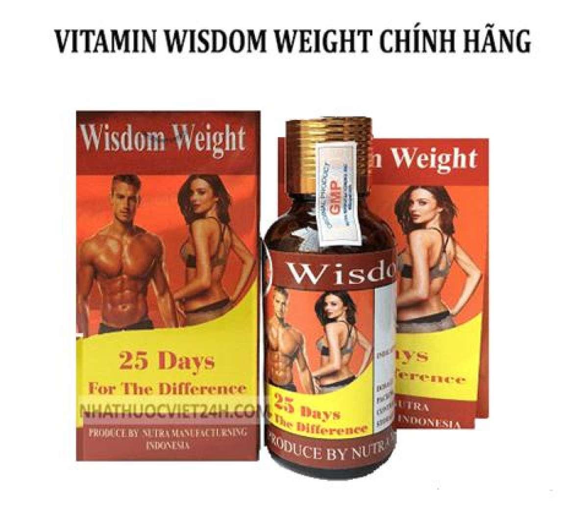 Viên uống tăng cân wisdom weight