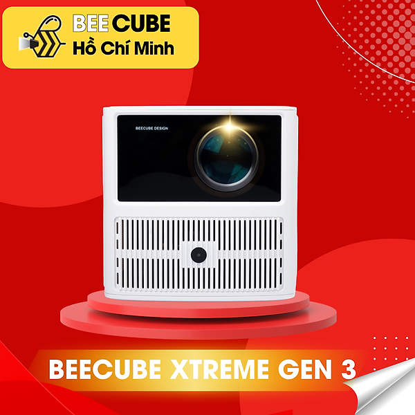 Siêu máy chiếu beecube xtreme gen 2 - độ phân giải fullhd 1080p - bảo hành 12 tháng