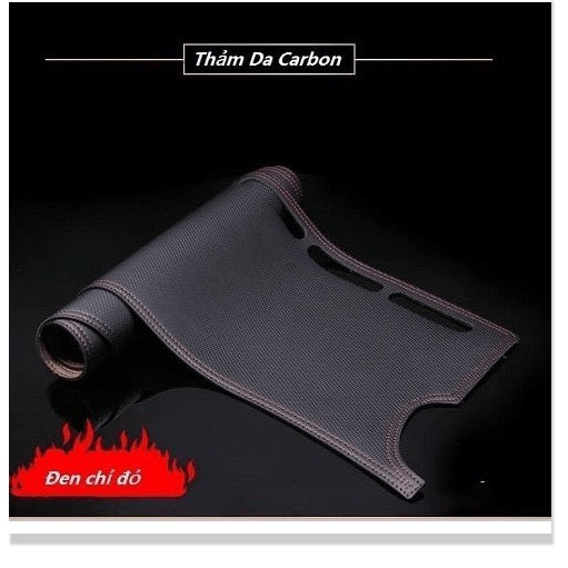 Thảm Phủ Taplo Da Pu Xpander-Kia Morning- Vios- Accent-Alantra- Tucson-Mazda- Fortuner Dập Vân Cacbon 3 Lớp Cao Câp - CITY 2015-2019 - TAPLO1