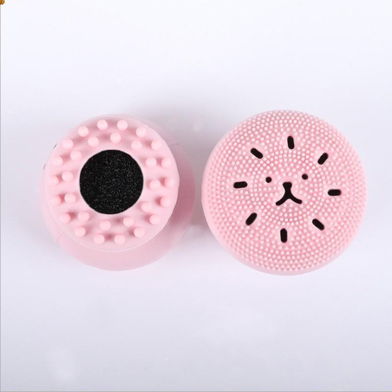 Cọ rửa mặt bạch tuộc silicon (hồng)