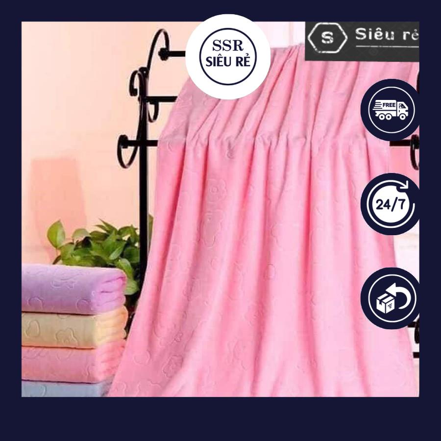 Khăn Tắm Siêu Mềm Mịn Size To (140CM X 70CM) Mỏng Nhẹ (PD1418)