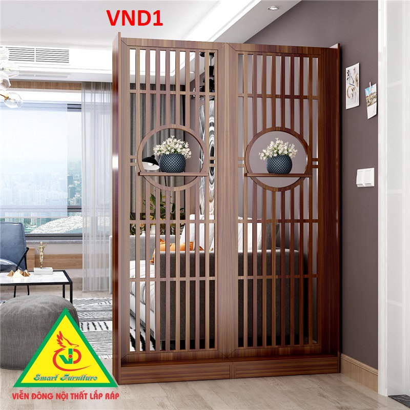 Vách ngăn tủ kệ VND1- Nội thất lắp ráp