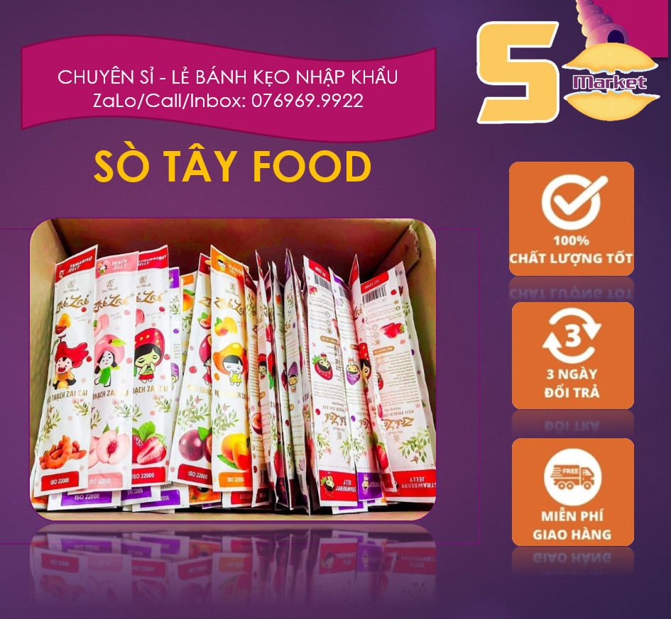 Thạch Zai Zai Trái Cây 0.5KG -1KG