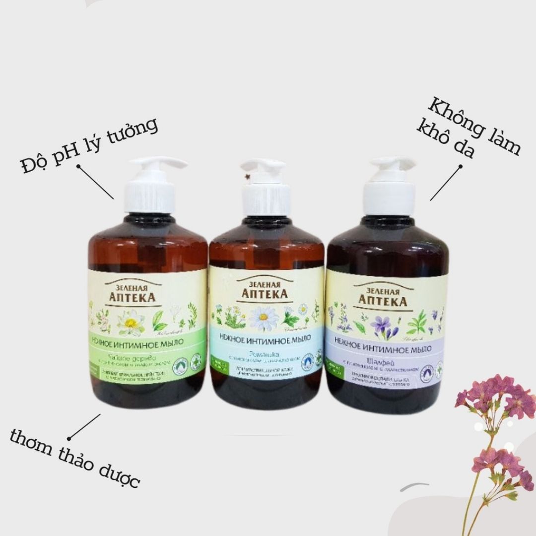 Dung Dịch Vệ Sinh Phụ Nữ Apteka Dạng Gel 370ml