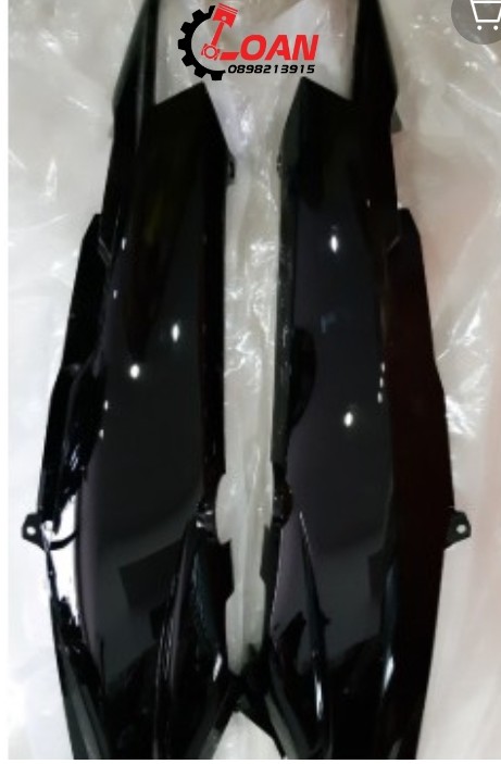 CẶP ỐP SƯỜN CHO XE SIRIUS MÀU ĐEN