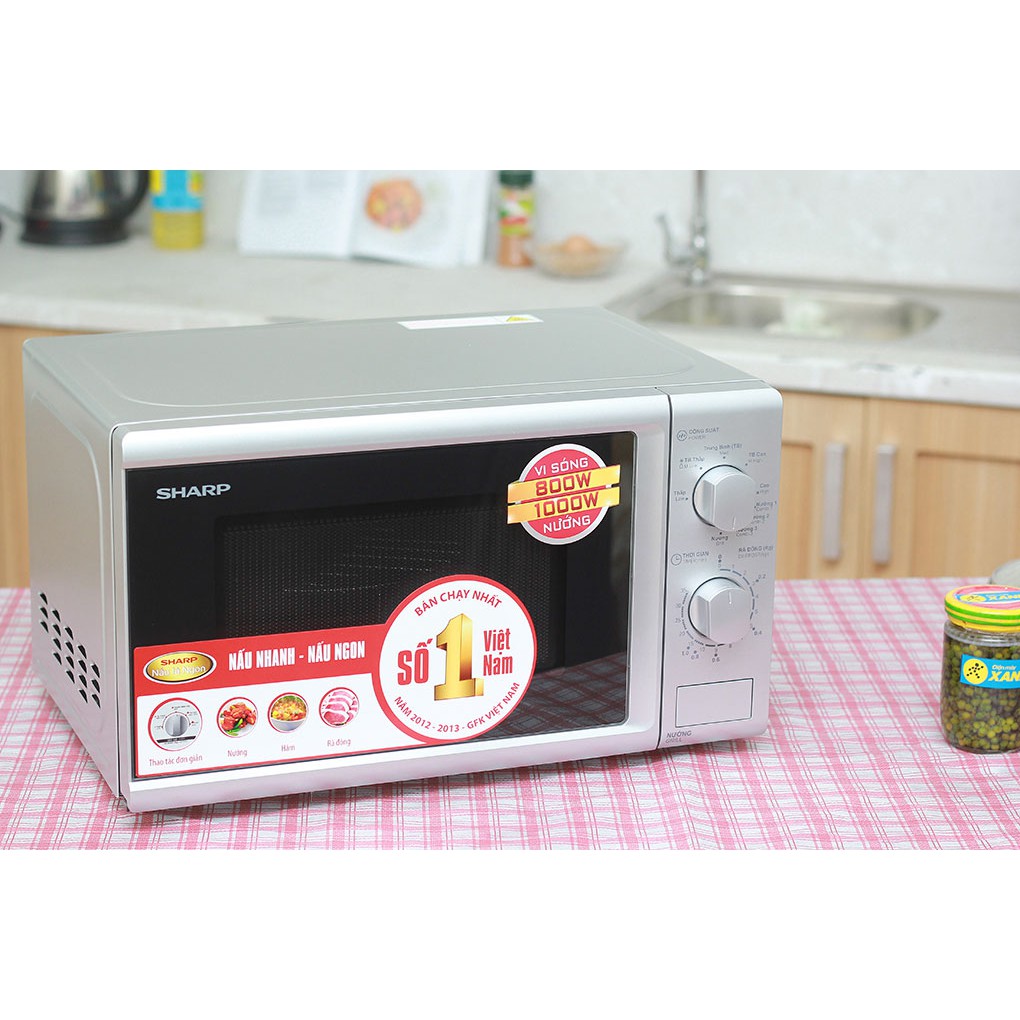 Lò vi sóng Sharp 20 lít R-209VN-SK (Giá áp dụng giao nội thành HN, HCM& các tỉnh liên hệ shop)