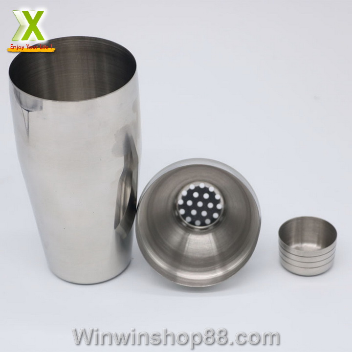 [HCM]Bình lắc pha chế cocktail bằng inox không gỉ 550ml