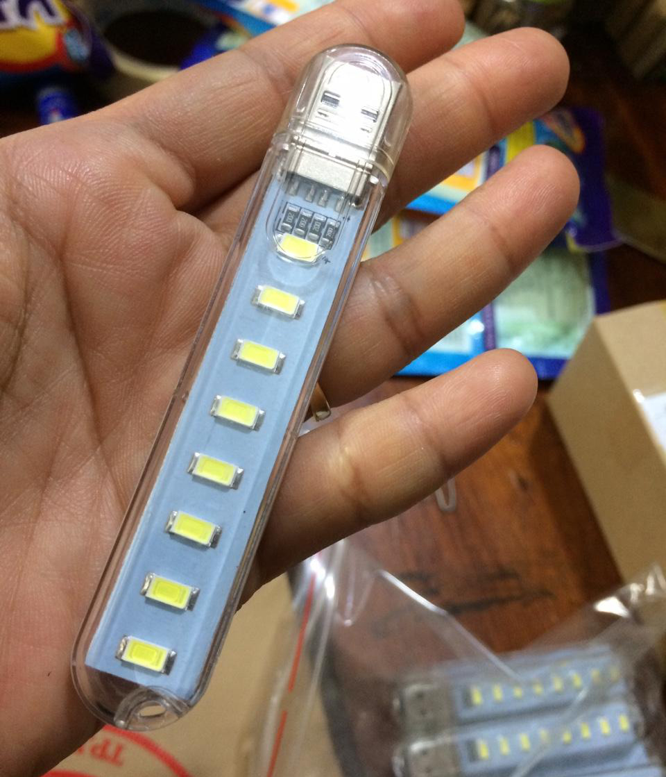Đèn Led 3 bóng, 8 bóng, 24 bóng cắm cổng USB siêu sáng (thích hợp để bàn học, đọc sách đầu giường, soi sáng khi cúp điện)