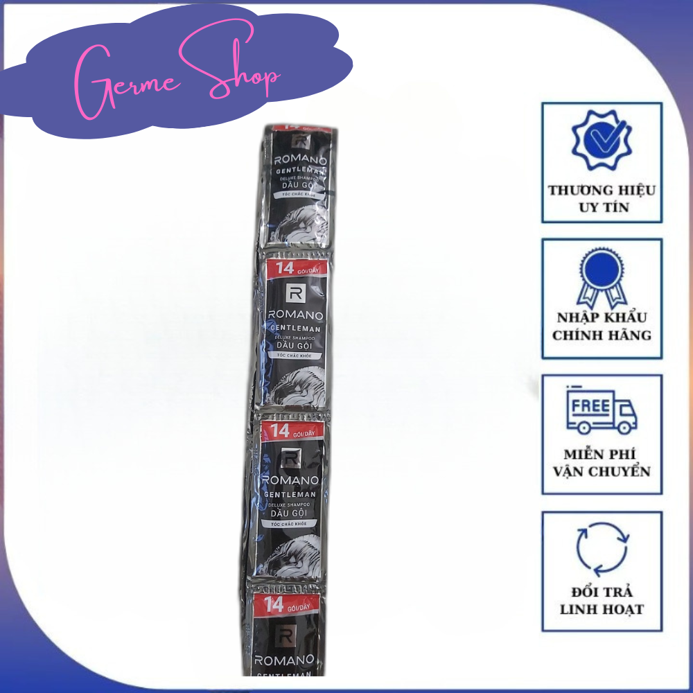 Romano Dây dầu gội Romano (dây 14 gói) đủ màu lựa chọn
