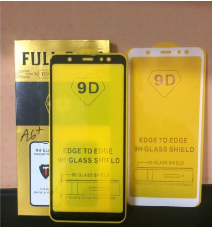 Kính cường lực 9D cho Galaxy A6 Plus Full keo màn hình cao cấp