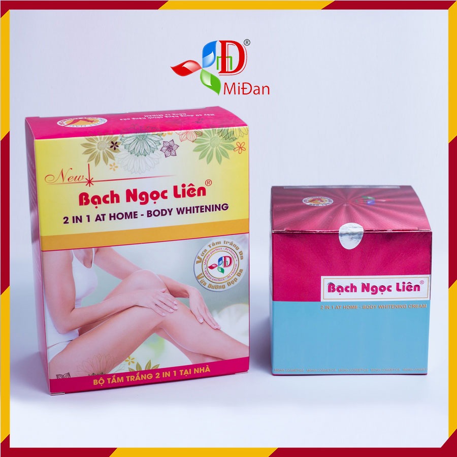 Kem Body  Bạch Ngọc Liên dưỡng trắng da toàn thân – Body Whitening 2 in 1  – MiĐan