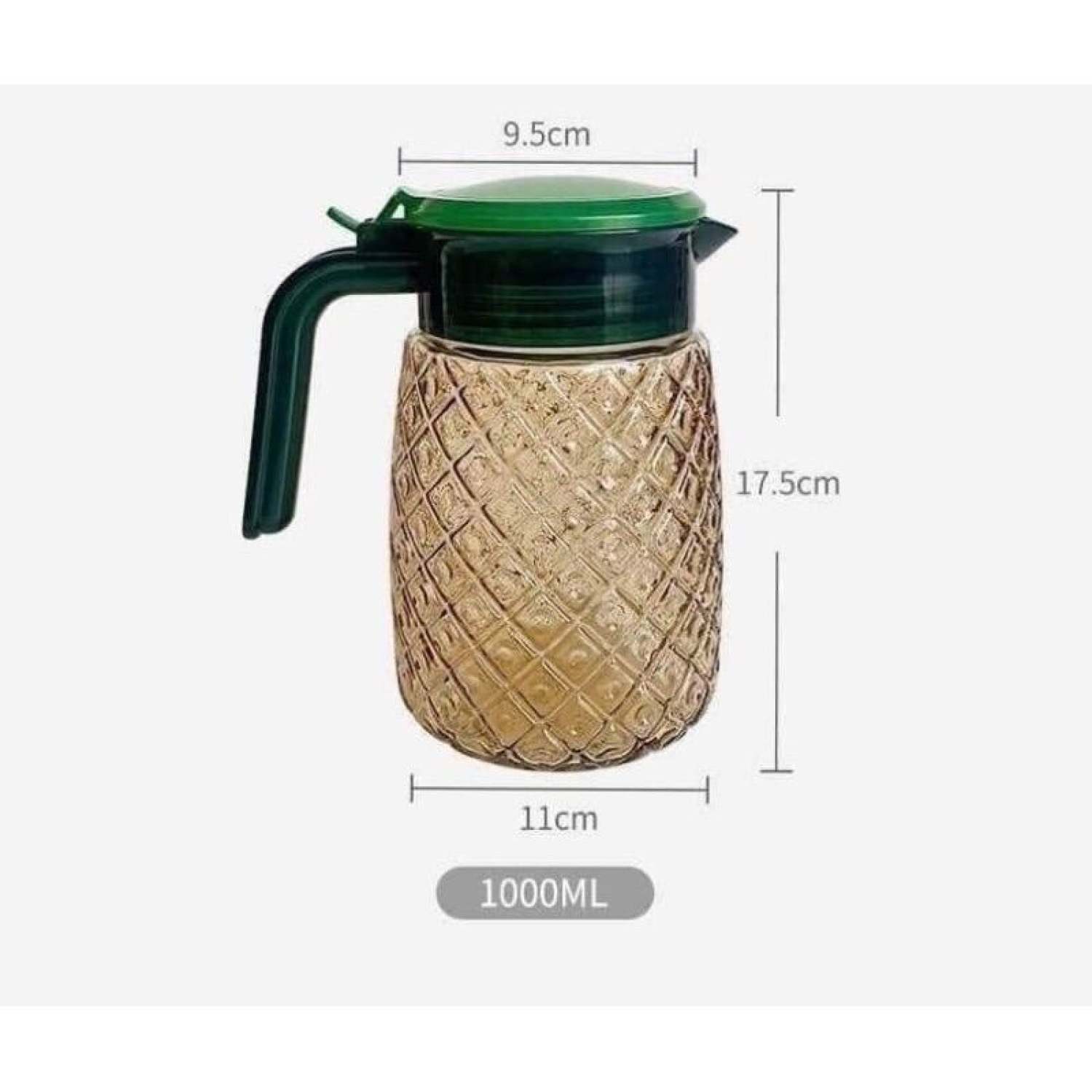 Bộ bình ly thuỷ tinh hình quả dứa