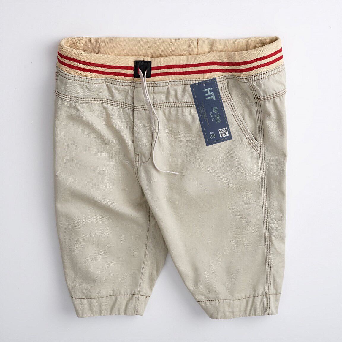 Quần Short KaKi Nam lưng thun Cao Câp ht101