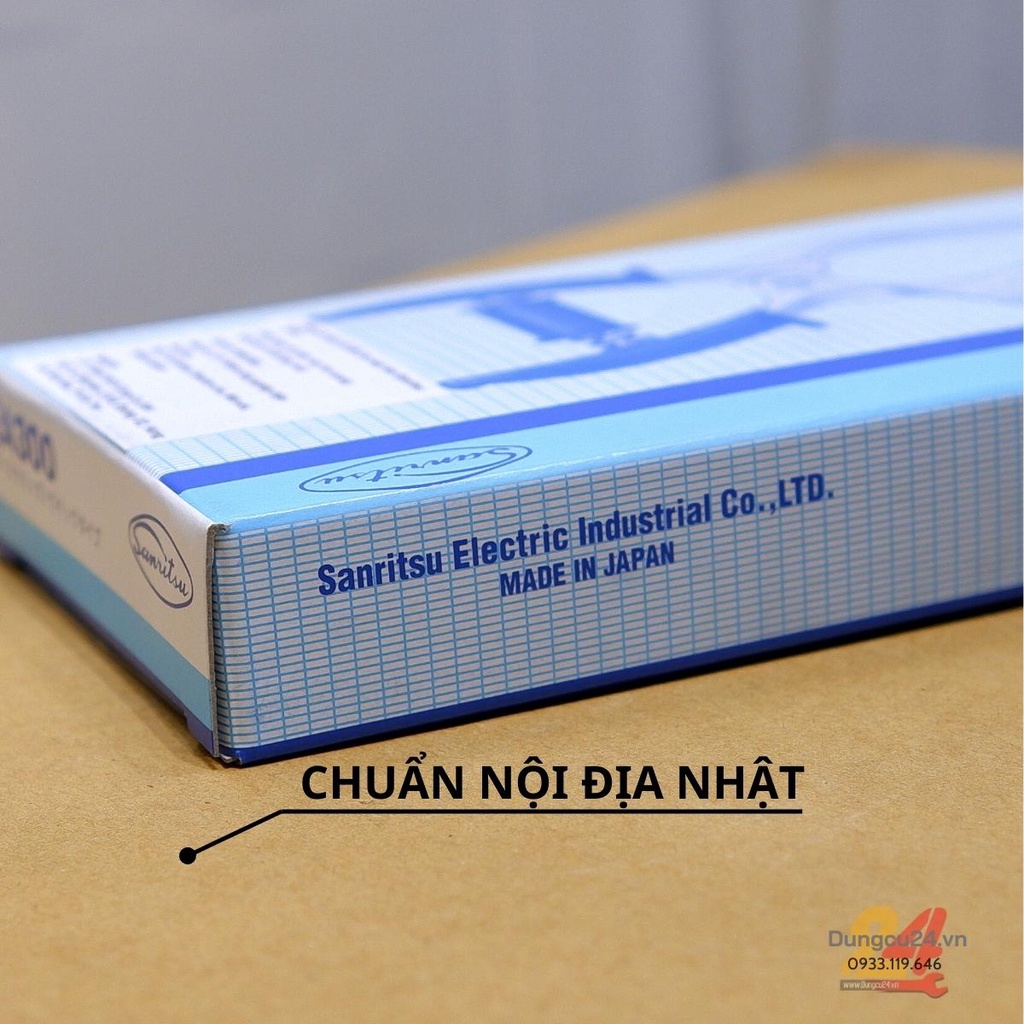 [ Made in Japan] KÌM KẸP MÁT NHẬT SANRITSU (kìm kẹp nối đất) CHO MÁY HÀN
