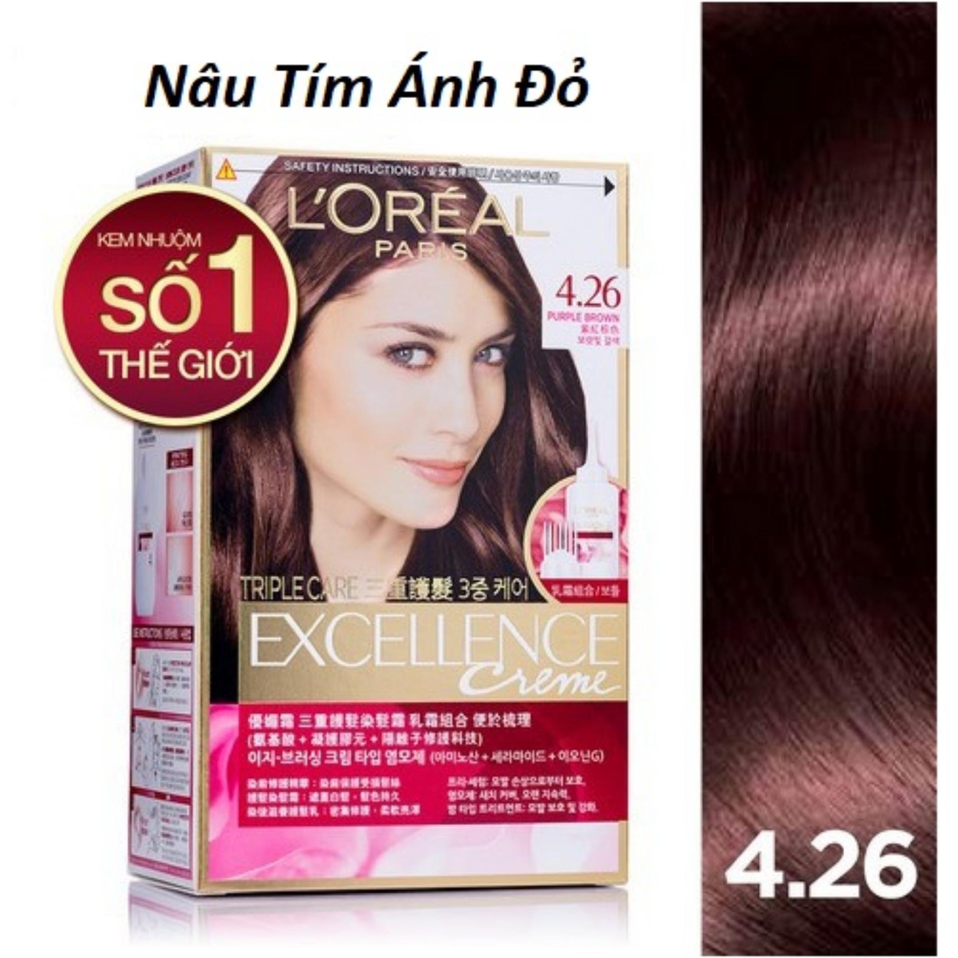 Thuốc Nhuộm Dưỡng Tóc LOREAL Paris Excellence Creme 172ml