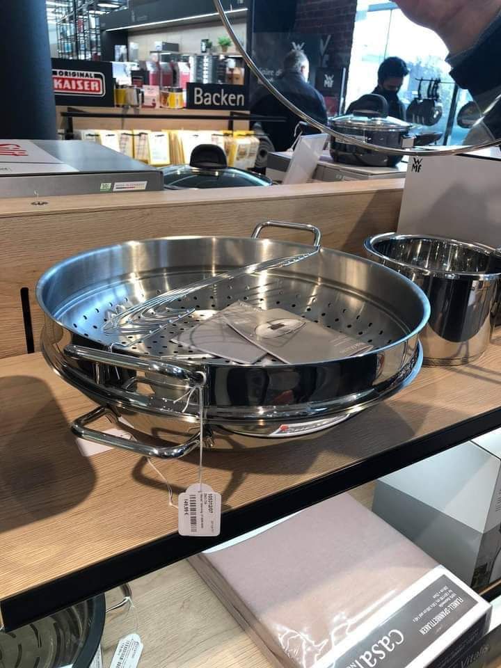 CHẢO XÀO - HẤP WMF WOK MACAO 36CM  ( Hàng Đức)