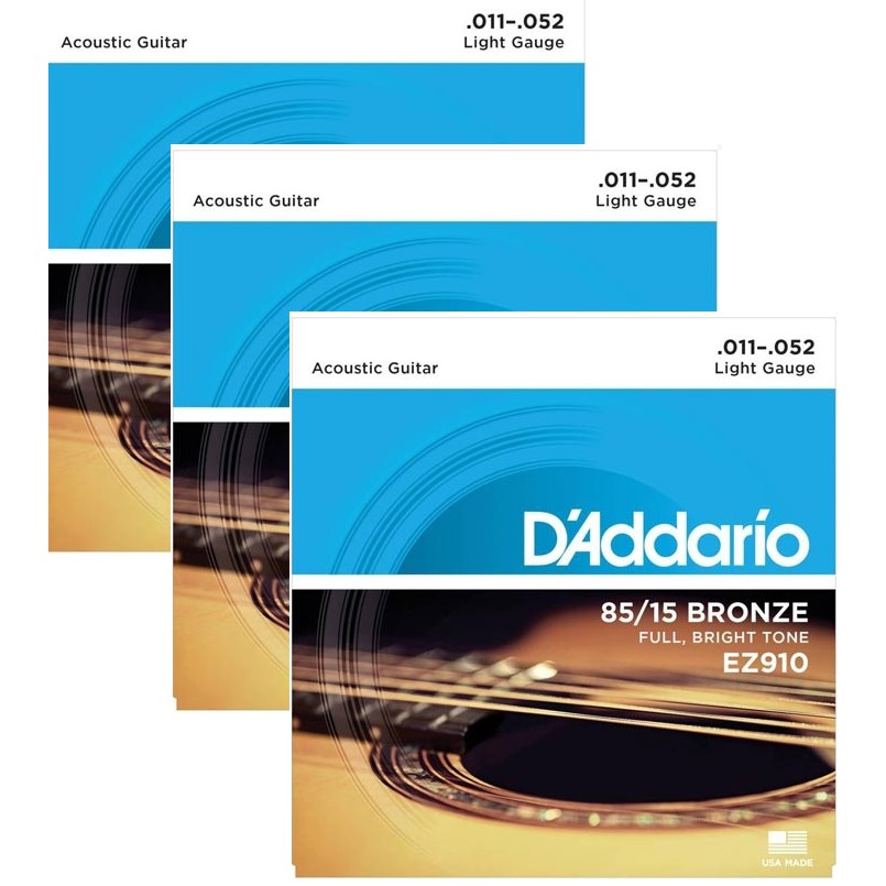 Dây đàn guitar acoustic D'Addario EZ910