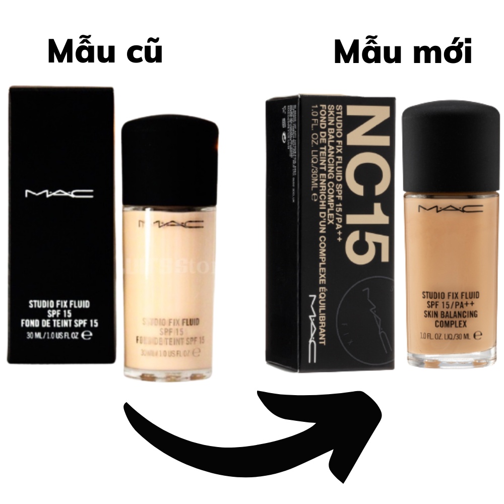 Kem Nền Kiềm Dầu MAC Studio Fix Fluid Foundation SPF15 30ml