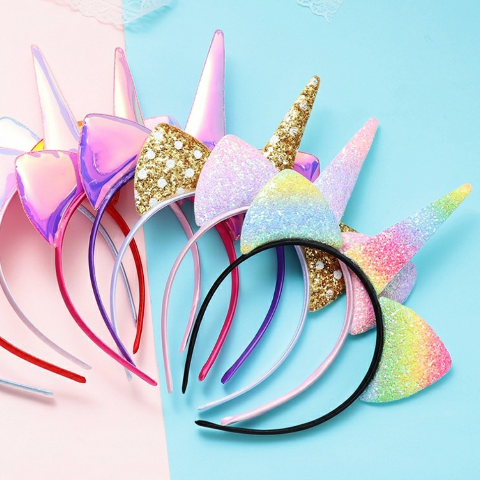 Hair hoop-hair hoop, mermaid tail sequin headband-unicorn