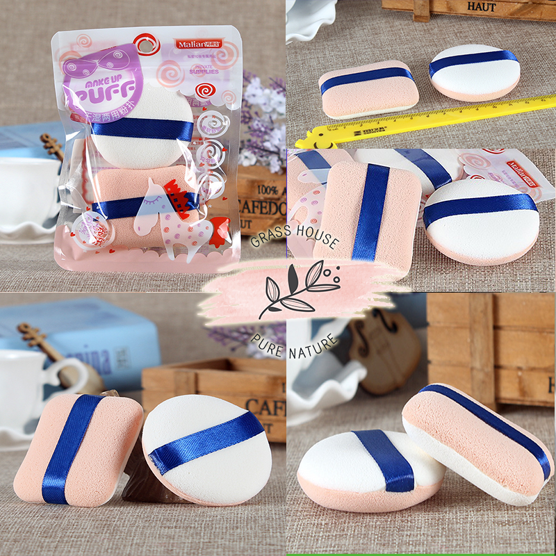 1 SET BÔNG MÚT CHO PHẤN PHỦ & PHẤN NỀN MANILA
