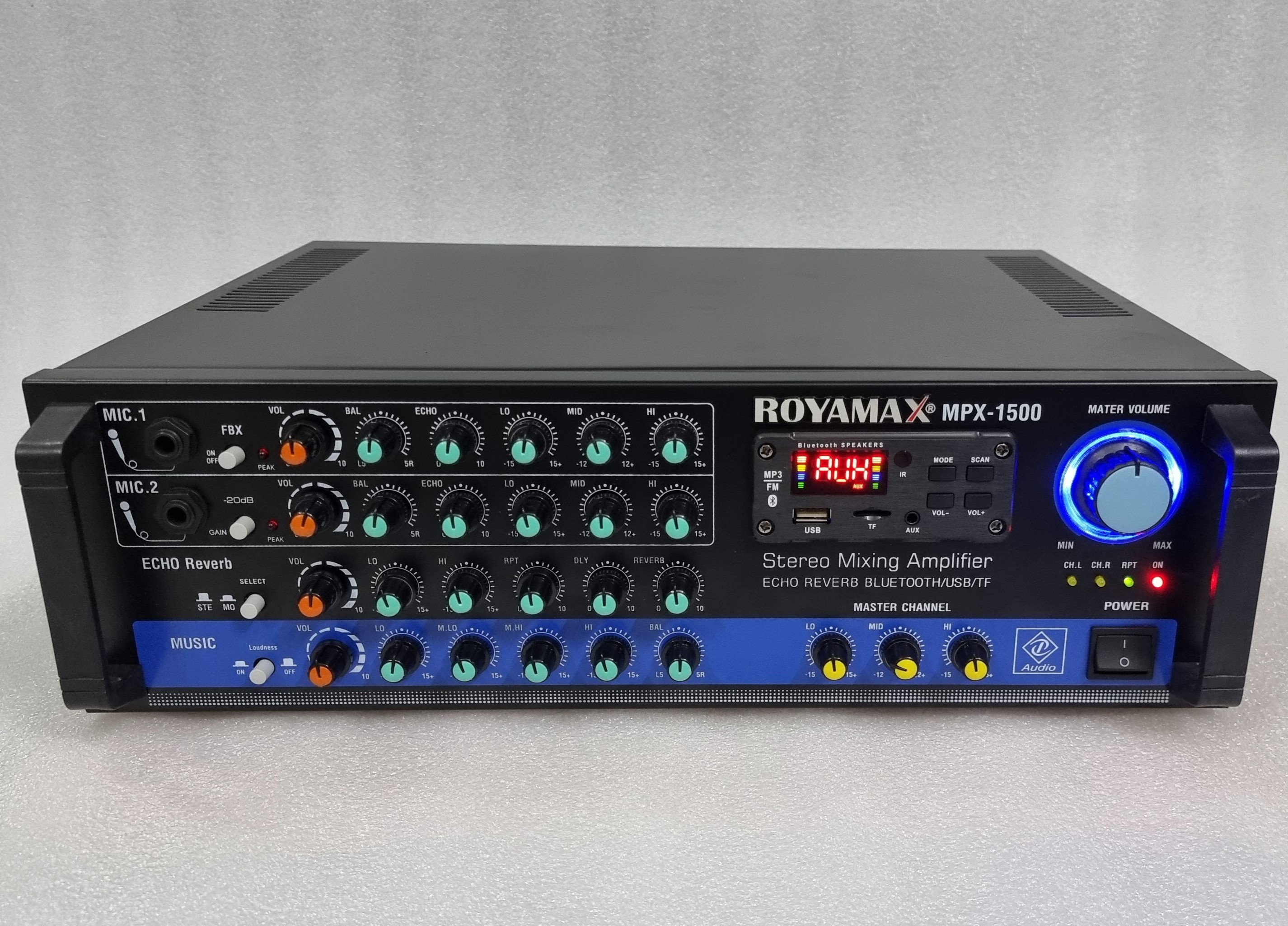 Amplifier karaoke bluetooth Echo Reverb ROYAMAX