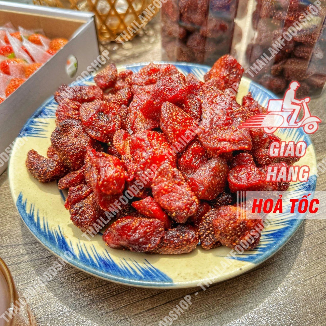 Dâu Tây Sấy Dẻo Thái Lan