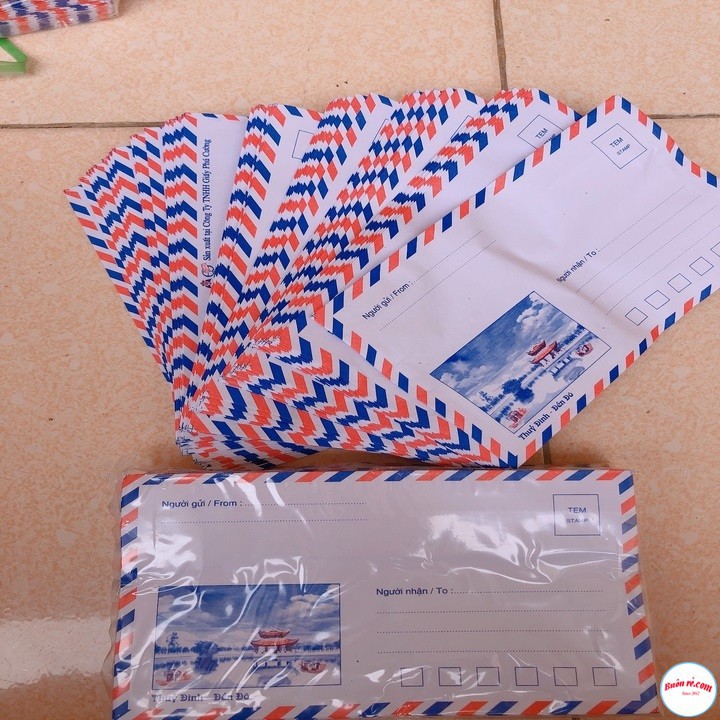 Bao thư sọc xấp 25 cái có keo
