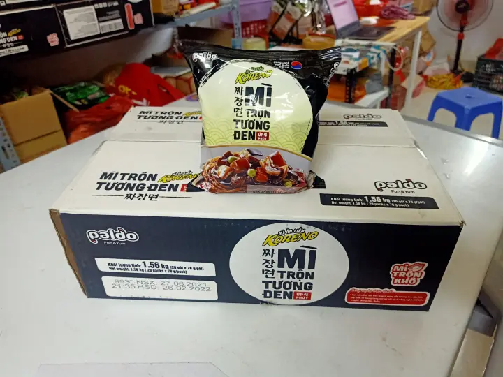 MÌ Koreno Trộn Tương Đen Cay 78gram/gói [ COMBO 10 GÓI ]