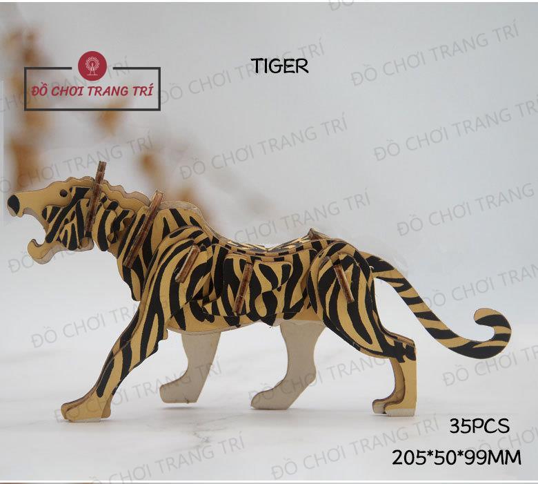 Đồ chơi lắp ráp gỗ 3D - Mô hình ĐỘNG VẬT