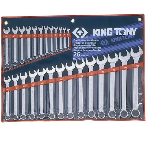 6-32mm bộ vòng miệng 26 cái hệ mét kingtony 1226mr