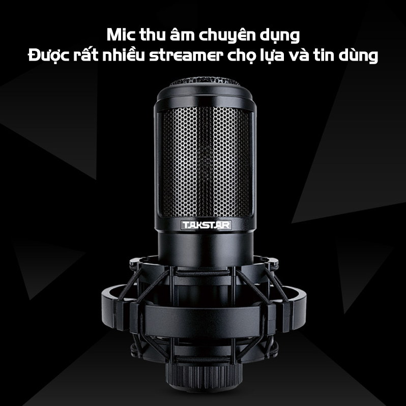 Mic thu âm Takstar PC-K320 hát karaoke thu âm livestream bảo hành 12 tháng, Mic karaoke, livestream,. micro thu âm chuyên nghiệp