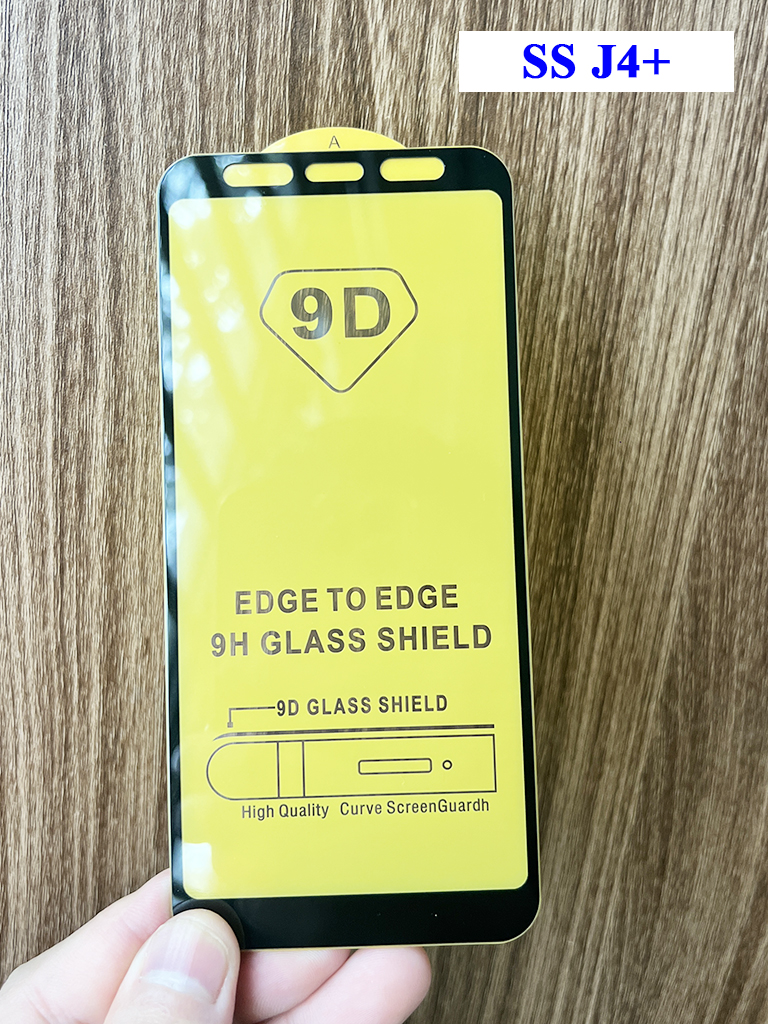 Kính cường lực 9D Samsung J4/J4+/J5Prime/J6/J6+/J7Prime/J7Pro/J730/J8/J8+/A01/A01Core/A02/A02s/A03/A03s/A03core  "9D Full màn hình",Độ cứng 9H