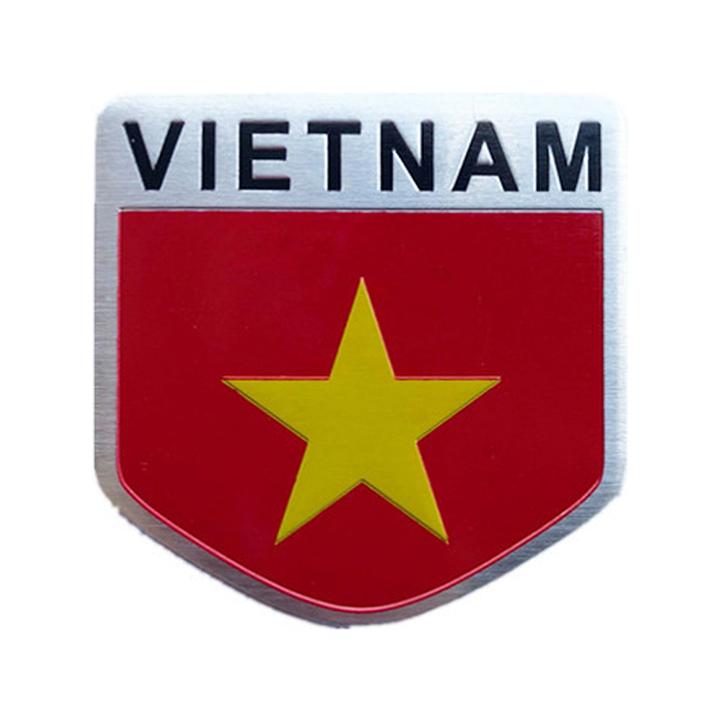 Miếng dán kim loại CỜ VIỆT NAM