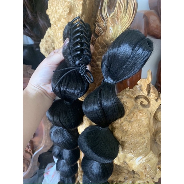 Tóc Ngoặm Hồ Lô Dài 1M Cao Cấp❤️Hàng Cao Cấp