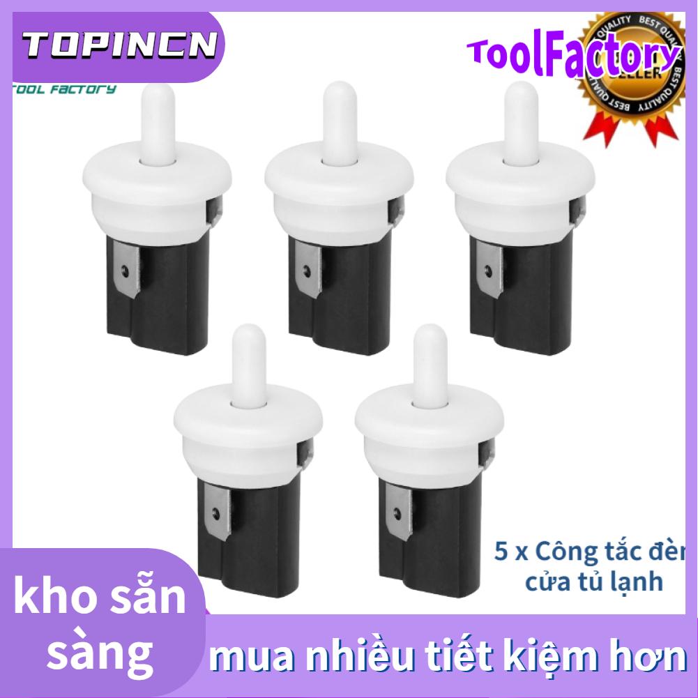 Anti‑corrsion Rugged ABS 5pcs 250V Refrigerator Light Switch, Cabinet Light Switch, Furniture Door for Slot Refrigerator Door Home