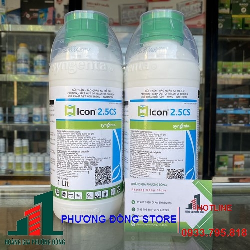 Thuốc diệt muỗi và côn trùng Icon 2.5CS  - Chai 1 lít